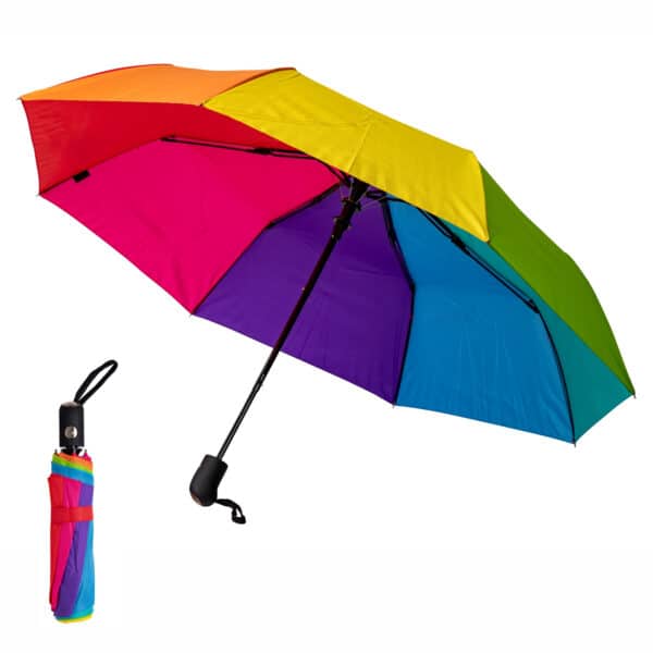 Branded Promotional Umbrella Rainbow 95