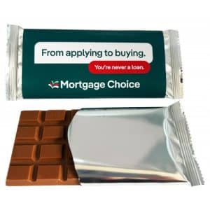 Branded Promotional 80g Chocolate Bar