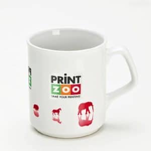 Branded Promotional Dye Sub Flare Mug