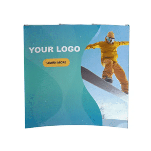Branded Promotional Curved Pop Up Wall