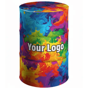 Branded Promotional Full Colour Stretch Barrel Cover