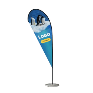 branded Promotional Large Teardrop Banner 3.4M / Flying Banner