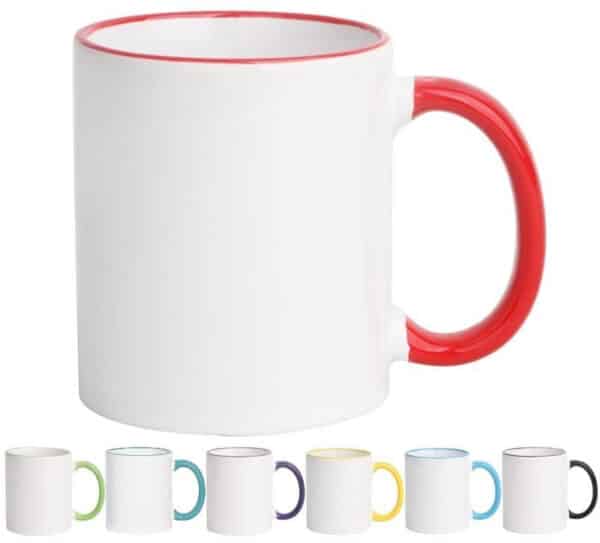 Branded Promotional 300Ml Halo Ceramic Coffee Mug