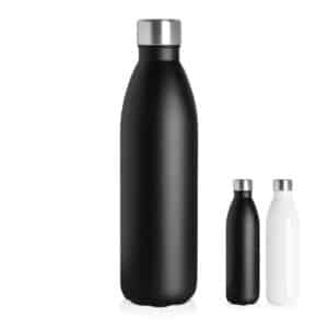 Branded Promotional 1 LITRE DOUBLE WALL S/S BOTTLE