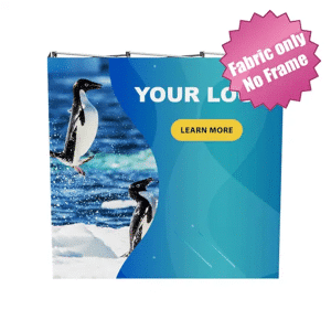 Branded Promotional Replacement Fabric Panel For Pop Up Wall