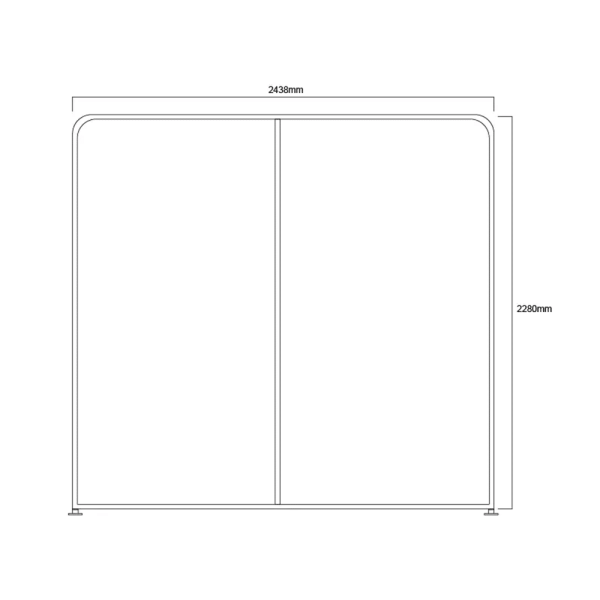 Floor Fabric Standing Banner - Image 5
