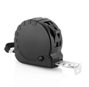 Branded Promotional TAPE MEASURE BLACK 7.5M