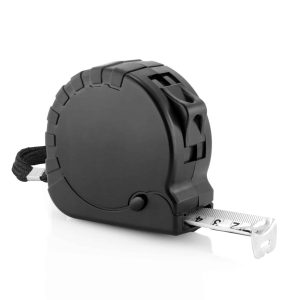 Branded Promotional TAPE MEASURE BLACK 7.5M