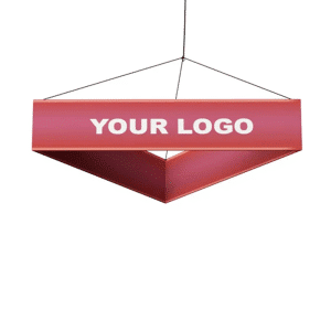 Branded Promotional Triangle Overhead Hanging Banners