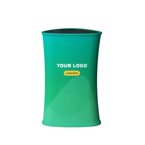 Branded Promotional Triangle Stretch Fabric Counters