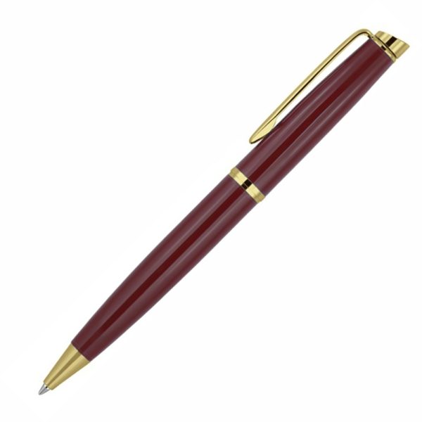 Metal Pen Ballpoint Prestige Gold Trim Hubert - Image 5