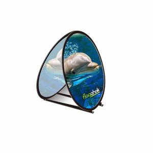 Branded Promotional Circle Pop Up A-Frame Banners