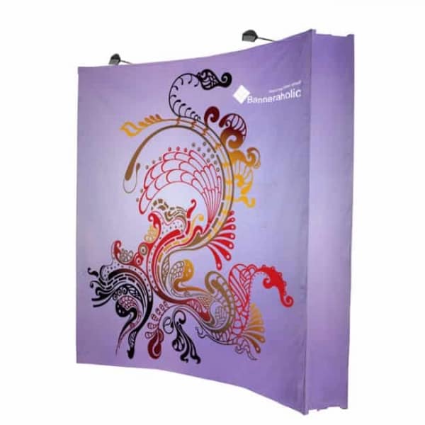 Branded Promotional Curved Pop Up Wall