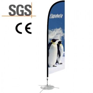 Branded Promotional Medium Feather Banner 3.5M / Bow Banner