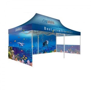 Branded Promotional Printed Marquee / Printed Canopy With Side Walls
