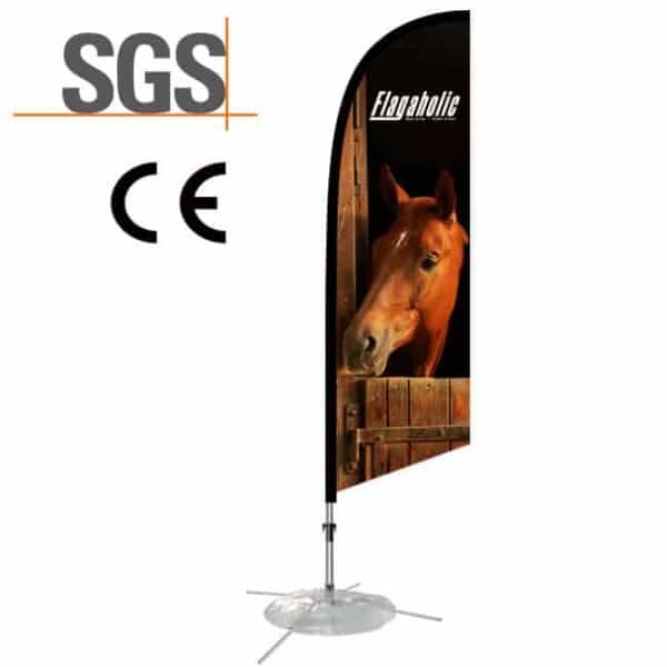 Branded Promotional Regular Feather Banner 2.7M / Bow Banner