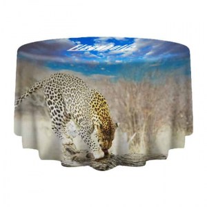 Branded Promotional Full Colour Round Table Throws / Table Covers