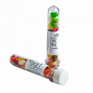 Branded Promotional Test Tube filled with JELLY BELLY Jelly Beans 40g