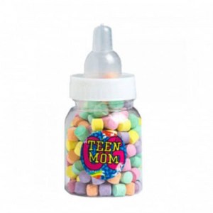 Branded Promotional Baby Bottle Filled with Rainbows 50g