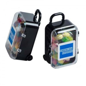 Branded Promotional Carry-On Case with JELLY BELLY Jelly Beans