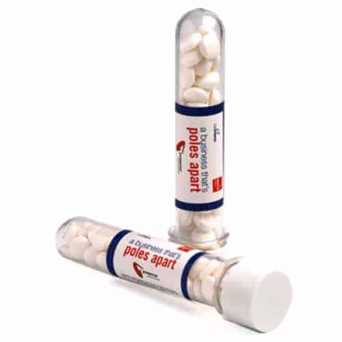 Branded Promotional Test Tube Filled With Mints 40G