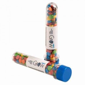 Branded Promotional Test  Tube with M&Ms 40g