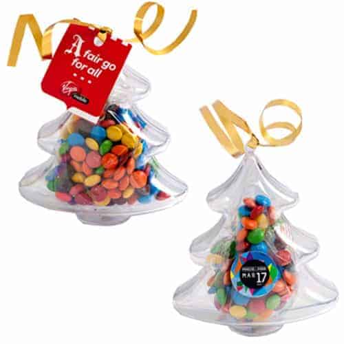 Branded Promotional Acrylic Tree with M&Ms 50g