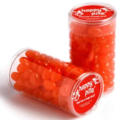 Branded Promotional Pet Tube with Jelly Beans 100g