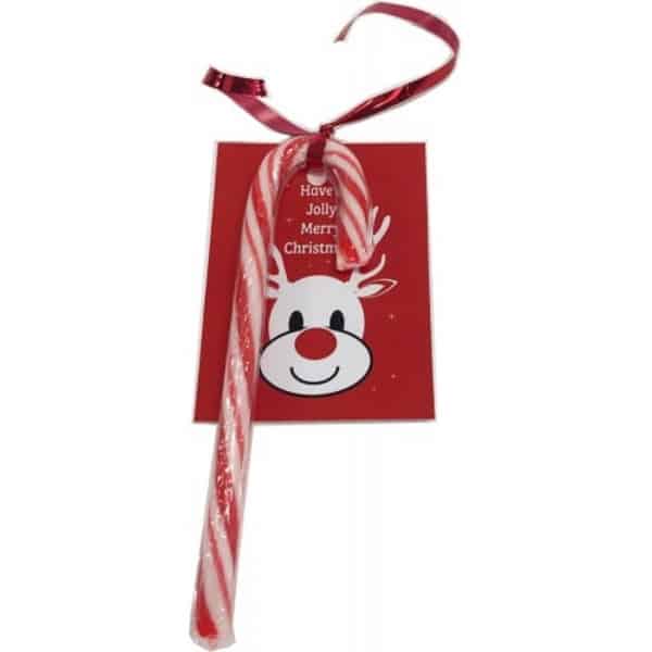 Branded Promotional 15G Candy Cane With Card &Amp; Ribbon