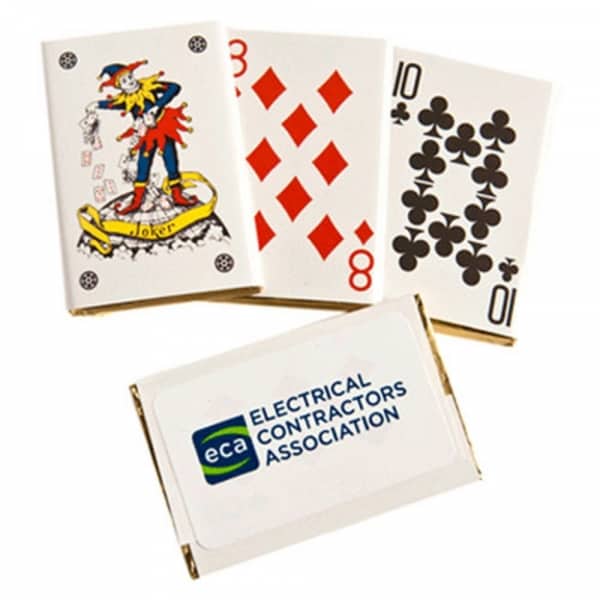 Branded Promotional Chocolate Playing Cards