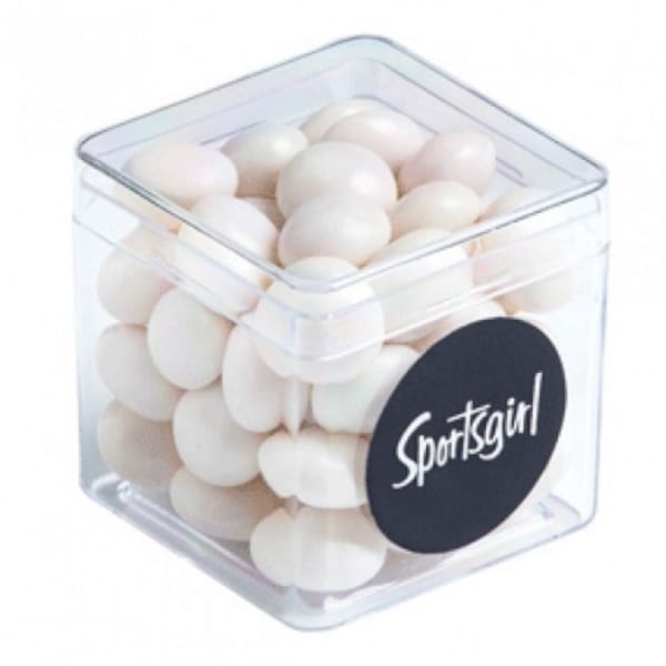 Branded Promotional Chewy Mints In Hard Cube 60G