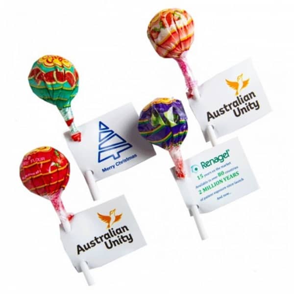 Branded Promotional Chuppa Chups with Tag