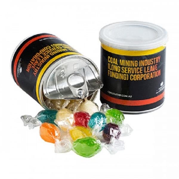 Branded Promotional Pull Can With Boiled Lollies