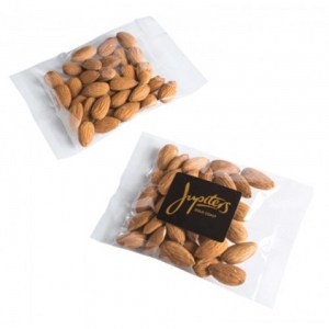 Branded Promotional Raw Almonds 50g