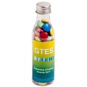 Branded Promotional Soda Bottle with Choc Beans 100g