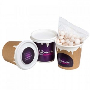 Branded Promotional Coffee Cup With Mints 50g