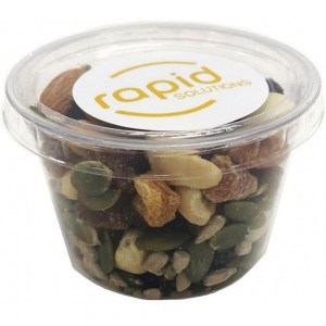 Branded Promotional Tub filled with Yoghurt Trail Mix 70g