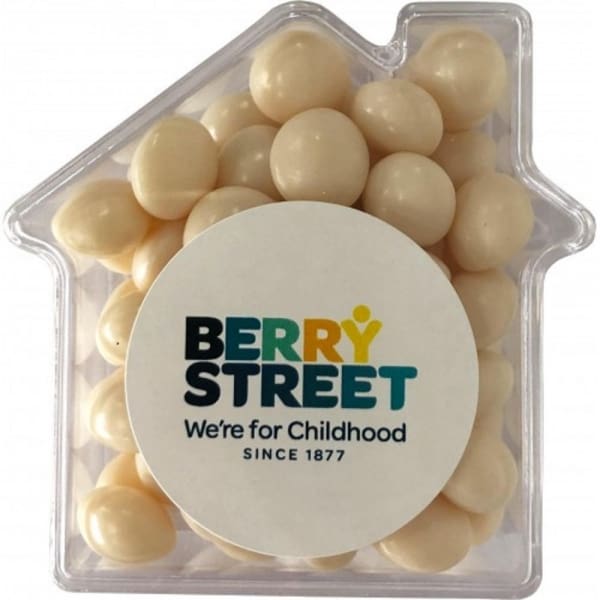 Branded Promotional Mints in Acrylic House 50g