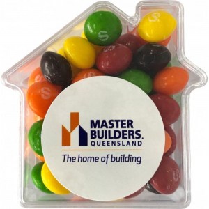 Branded Promotional Skittles in Acrylic House