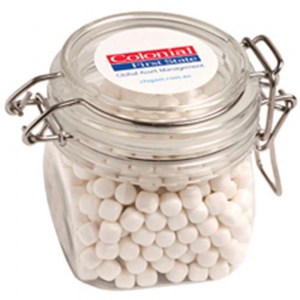 Branded Promotional Small Canister with Mints 200g