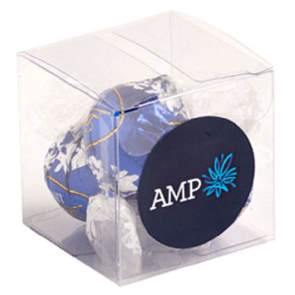Branded Promotional Cube with Lindt Balls