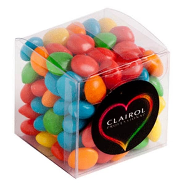 Branded Promotional Cube With Chewy Fruits 110G