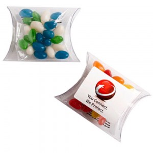 Branded Promotional Jelly Beans In Pillow Pack 25g