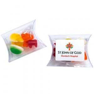 Branded Promotional Mixed Lollies in Pillow Pack 25g