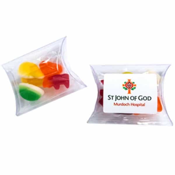 Branded Promotional Mixed Lollies In Pillow Pack 25G