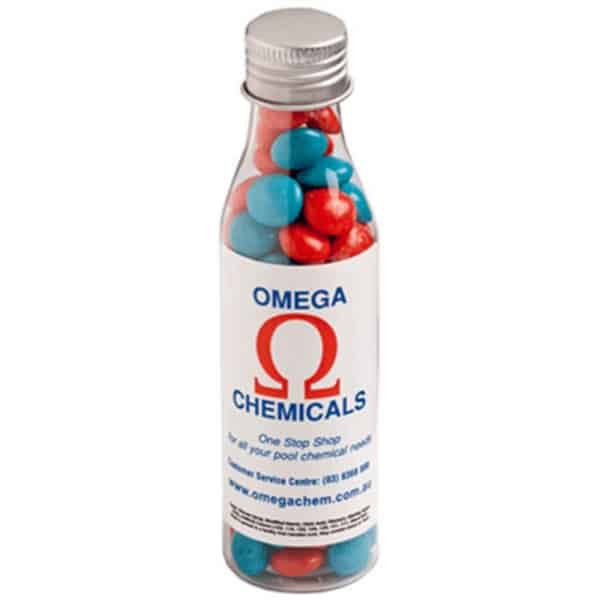 Branded Promotional Soda Bottle With Chewy Fruits 100G