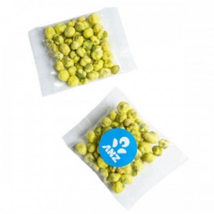 Branded Promotional Wasabi Peas Bag 25g