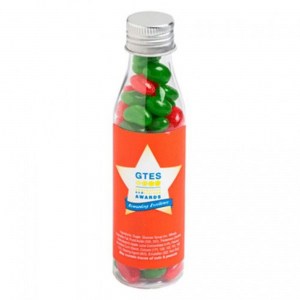 Branded Promotional CHRISTMAS Jelly Beans in Soda Bottle 100g