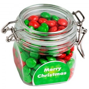 Branded Promotional Christmas CHEWY Fruits in Canister 200g