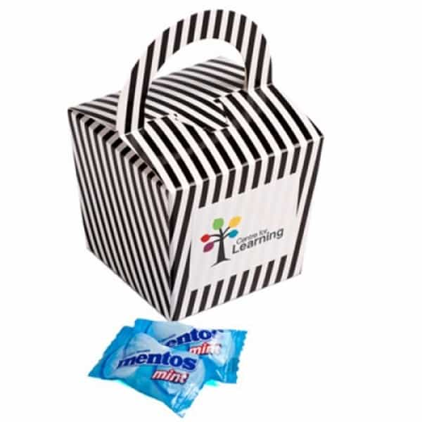 Branded Promotional Coloured Noodle Box With Mentos X26